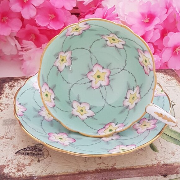 Bone China Royal Stafford Chintz Tea Cup & Saucer Chintz England Christmas Gift - Picture 6 of 8